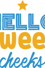hello sweet cheeks, funny bathroom free svg file