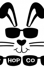 Hip Hop Cool, Easter Bunny - free svg file for members