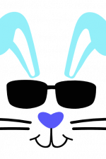 Hiphop Bunny, Boy, Sunglass Free Svg File