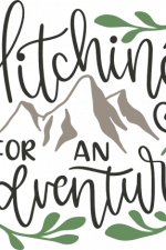 hitching for an adventure, mountains, hiking free svg file