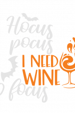 Hocus Pocus I Need Wine To Focus Free Svg File