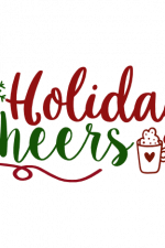 Holiday Cheers, Christmas Free Svg File