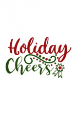 Holiday Cheers, Christmas Free Svg File