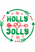 Holly Jolly, Christmas Free Svg File