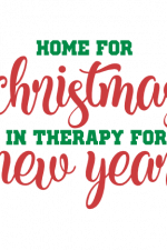 Home For Christmas In Therapy For New Year, Holiday Free Svg File