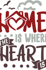 home is where the heart is, family free svg file