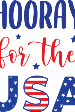 hooray for the USA, patriotic, 4th of july free svg file