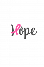 Hope, Cancer Awareness Ribbon Free Svg File