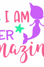 I Am Mer Mazing, Mermaid Body, Star Free Svg File