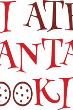 i ate santa's cookies, funny christmas free svg file