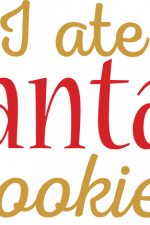i ate santa's cookies, funny christmas free svg file