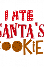 I Ate Santa's Cookies, Funny, Christmas Free Svg File