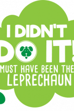 i didn't do it must have been the leprechaun, st patrick's day free svg file