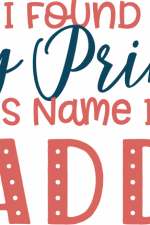 i found my prince his name is daddy, baby girl free svg file