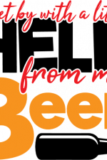 i get by with a little help from my beer, drinking free svg file