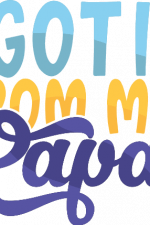 i got it from my papa, baby onesie free svg file
