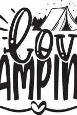 i love camping, camp tent, camper free svg file