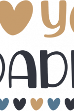 i love daddy, father's day free svg file