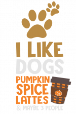 I Love Dogs And Pumpkin Spice Lattes, Favorite Free Svg File