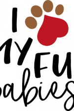 i love my fur babies, paw print, pet lover free svg file
