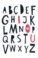 I Love You Alphabet, Valentine's Day Free Svg File