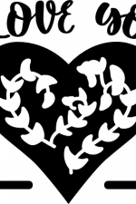 i love you mom, mother's day free svg file