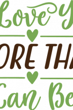 i love you more than i can bear, valentine's day free svg file
