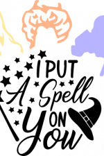 i put a spell on you, halloween free svg file