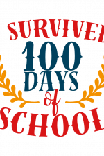 I Survived 100 days Of School, Vacation Free Svg File