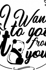 i want to got it from you, laurel wreath, panda free svg file