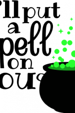 I'll Put A Spell On You, Cauldrone, Halloween Free Svg File
