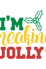 i'm freaking jolly, christmas free svg file