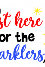 I'm Just Here For The Sparkle, Funny 4th Of July, America Free Svg File