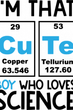 i'm that cute boy who loves science, scientist free svg file