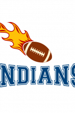 Indians, Football Ball With Fire Free Svg File