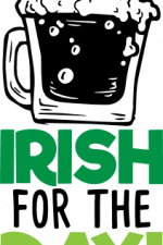 irish for the day, st patrick's day free svg file