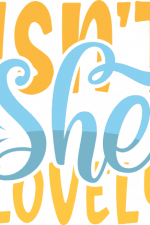 isn't she lovely, baby girl free svg file