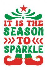 It Is The Season To Sparkle, Christmas Free Svg File