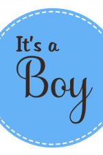 It's A Boy, Gender Reveal, Boy baby Free Svg File