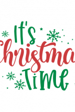 it's christmas time, holiday free svg file