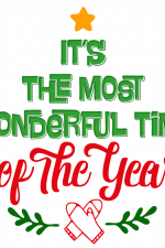 It's The Most Wonderful Time Of The Year, Christmas Free Svg File