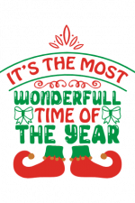 It's The Most Wonderful Time Of The Year, Christmas Free Svg File