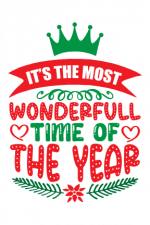 It's The Most Wonderful Time Of The Year, Christmas Free Svg File