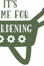 it's time for gardening, wheel
barrow, garden free svg file