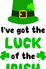 i've got the luck of the irish, st patrick's day free svg file