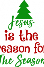 jesus is the reason for the season, christmas free svg file