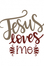 Jesus Loves Me, Religious Free Svg File