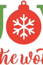 joy to the world, christmas free svg file
