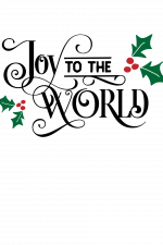 joy to the world, christmas free svg file