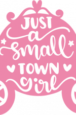 just a small town girl, princess
carriage, girly free svg file